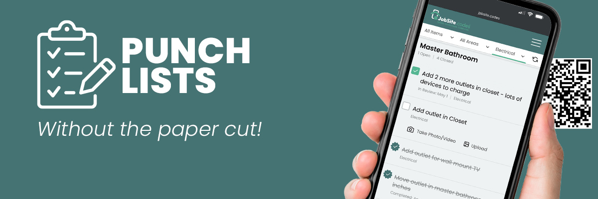 Punch Lists without the Paper Cut